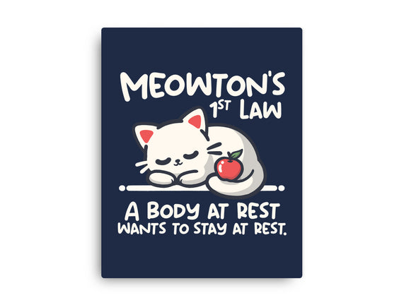 Meowton's First Law