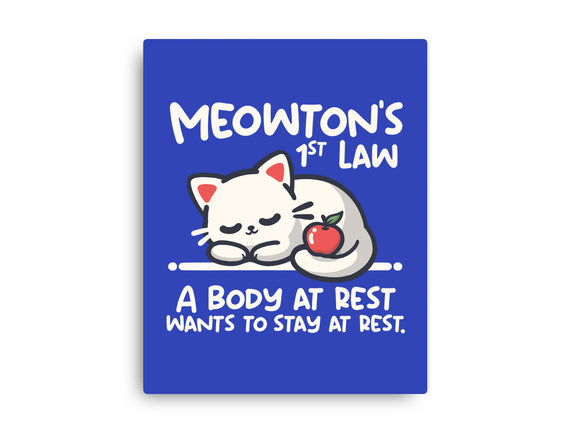 Meowton's First Law