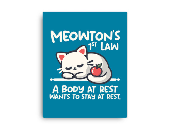 Meowton's First Law