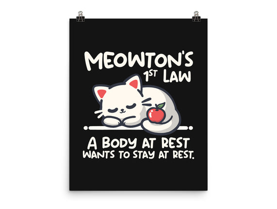 Meowton's First Law