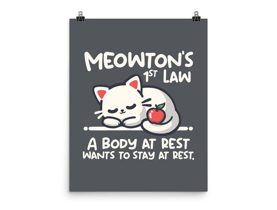 Meowton's First Law
