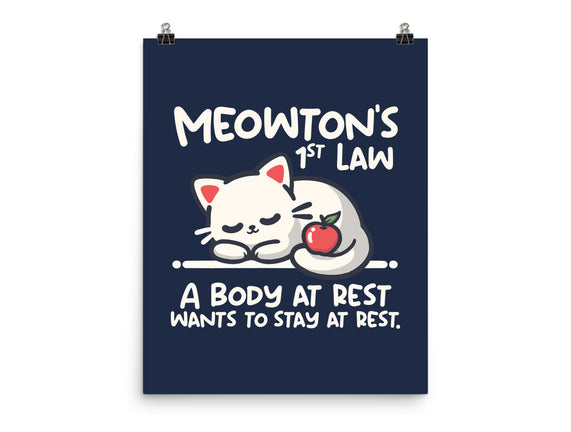 Meowton's First Law