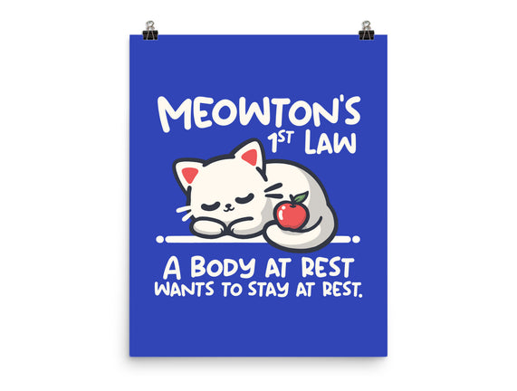 Meowton's First Law