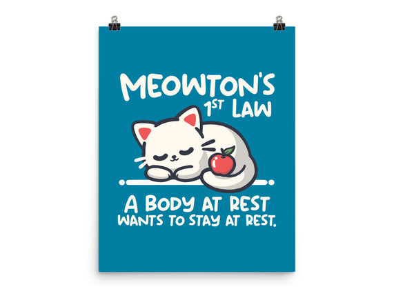 Meowton's First Law