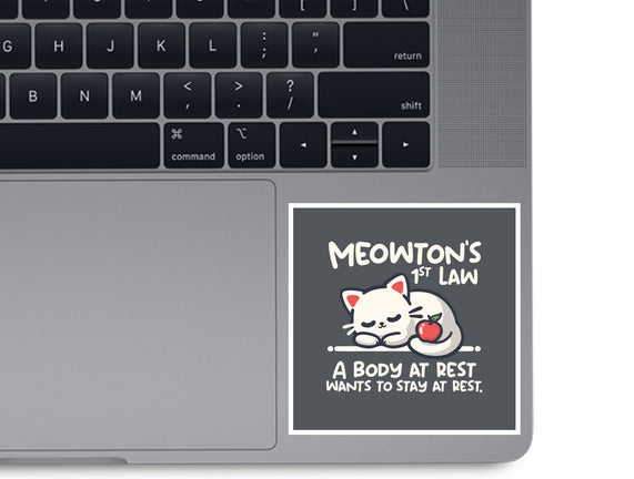 Meowton's First Law