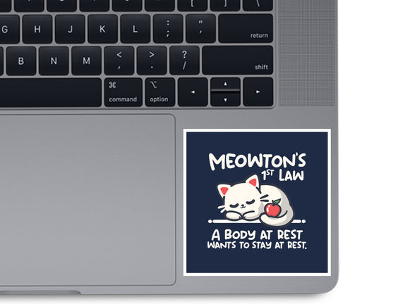 Meowton's First Law