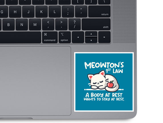 Meowton's First Law