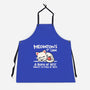 Meowton's First Law-Unisex-Kitchen-Apron-NemiMakeit