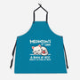 Meowton's First Law-Unisex-Kitchen-Apron-NemiMakeit