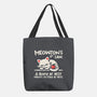 Meowton's First Law-None-Basic Tote-Bag-NemiMakeit