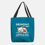 Meowton's First Law-None-Basic Tote-Bag-NemiMakeit