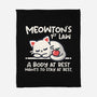 Meowton's First Law-None-Fleece-Blanket-NemiMakeit