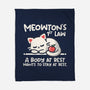 Meowton's First Law-None-Fleece-Blanket-NemiMakeit