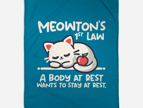 Meowton's First Law