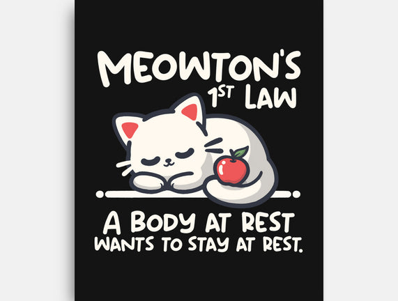 Meowton's First Law