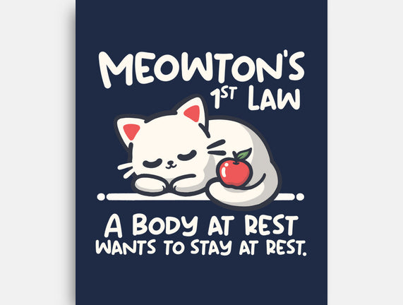 Meowton's First Law