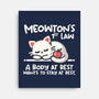 Meowton's First Law-None-Stretched-Canvas-NemiMakeit