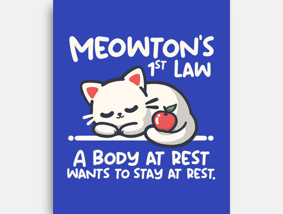 Meowton's First Law