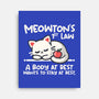Meowton's First Law-None-Stretched-Canvas-NemiMakeit