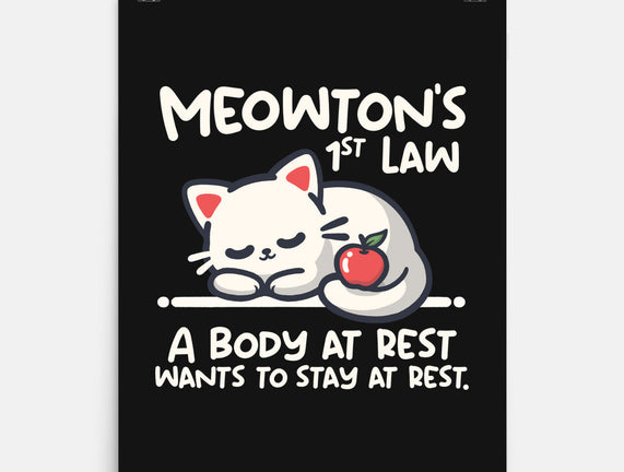 Meowton's First Law