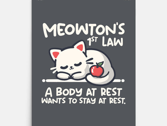 Meowton's First Law