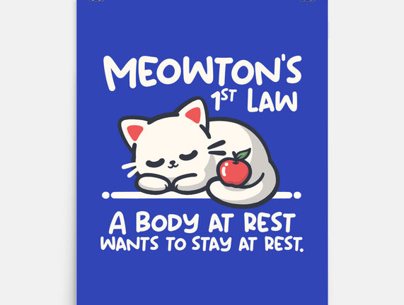 Meowton's First Law