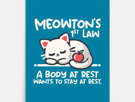 Meowton's First Law