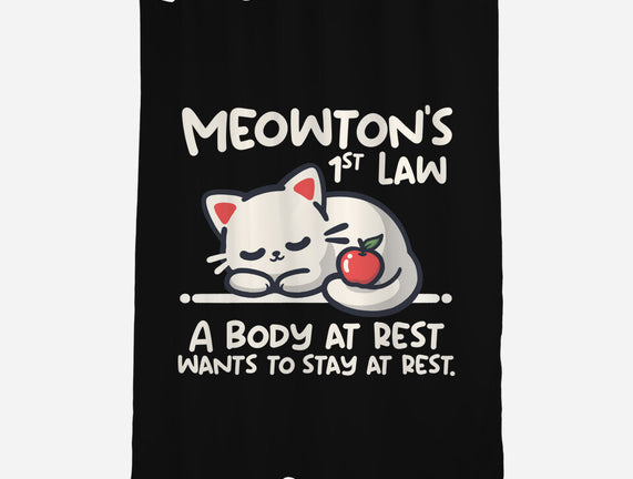 Meowton's First Law
