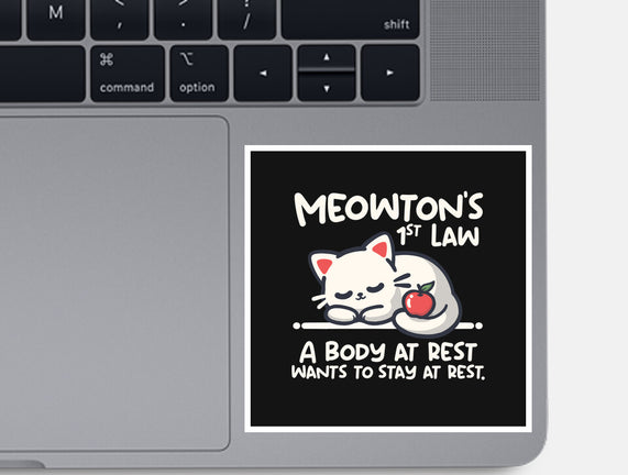 Meowton's First Law