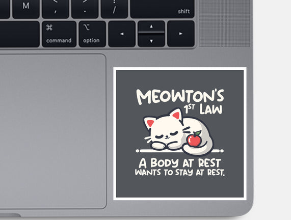 Meowton's First Law