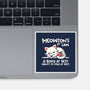 Meowton's First Law-None-Glossy-Sticker-NemiMakeit