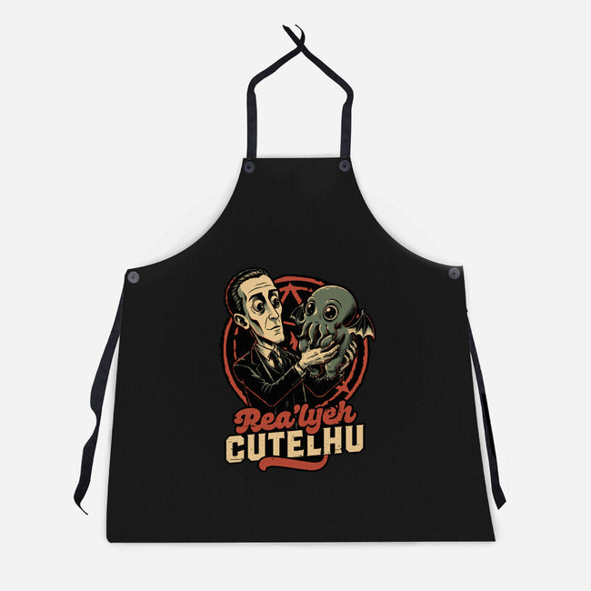 Lovecraft Baby Cthulhu-Unisex-Kitchen-Apron-Studio Mootant