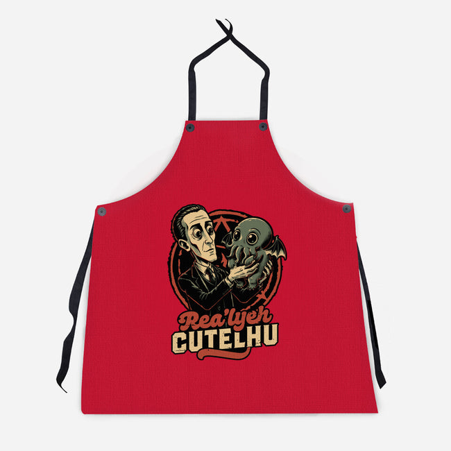 Lovecraft Baby Cthulhu-Unisex-Kitchen-Apron-Studio Mootant