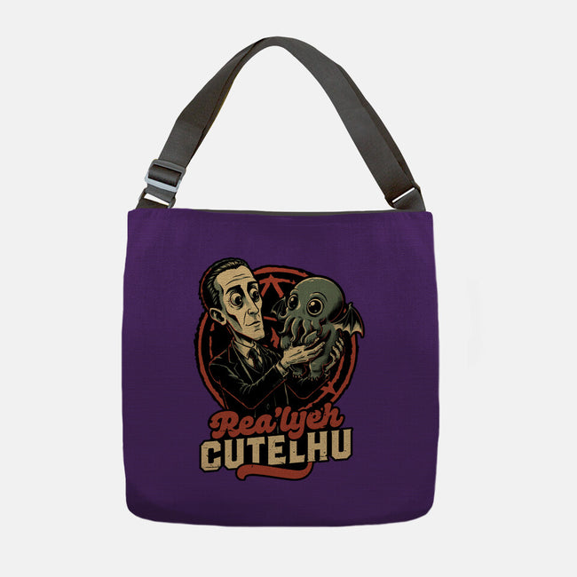 Lovecraft Baby Cthulhu-None-Adjustable Tote-Bag-Studio Mootant