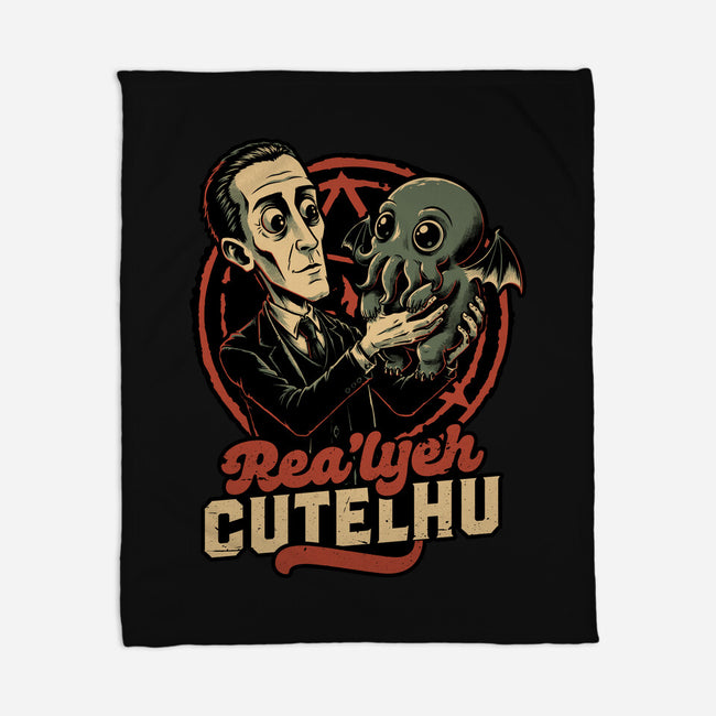 Lovecraft Baby Cthulhu-None-Fleece-Blanket-Studio Mootant