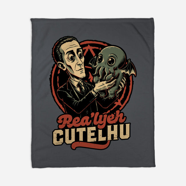 Lovecraft Baby Cthulhu-None-Fleece-Blanket-Studio Mootant