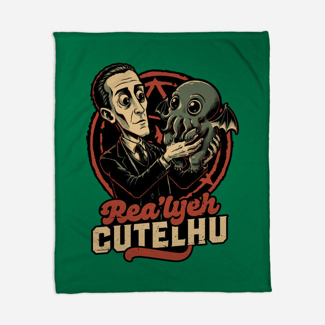Lovecraft Baby Cthulhu-None-Fleece-Blanket-Studio Mootant