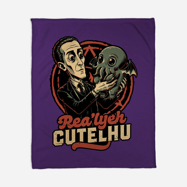 Lovecraft Baby Cthulhu-None-Fleece-Blanket-Studio Mootant