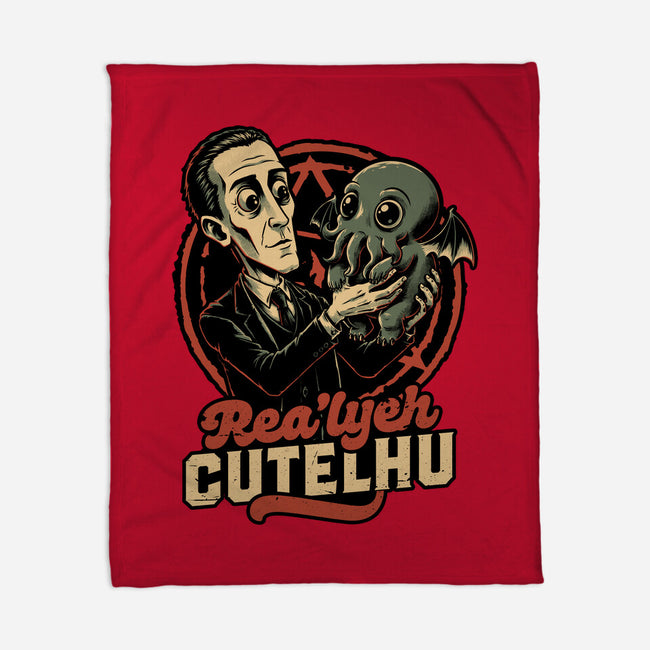 Lovecraft Baby Cthulhu-None-Fleece-Blanket-Studio Mootant