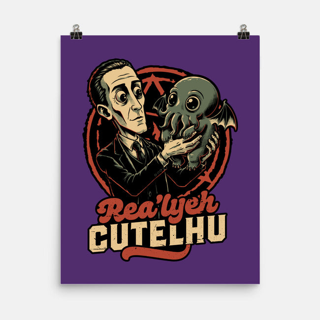 Lovecraft Baby Cthulhu-None-Matte-Poster-Studio Mootant