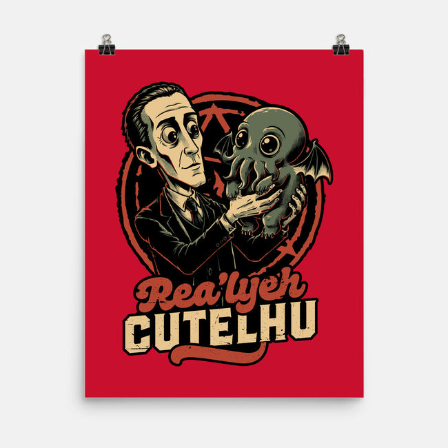 Lovecraft Baby Cthulhu-None-Matte-Poster-Studio Mootant