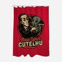 Lovecraft Baby Cthulhu-None-Polyester-Shower Curtain-Studio Mootant