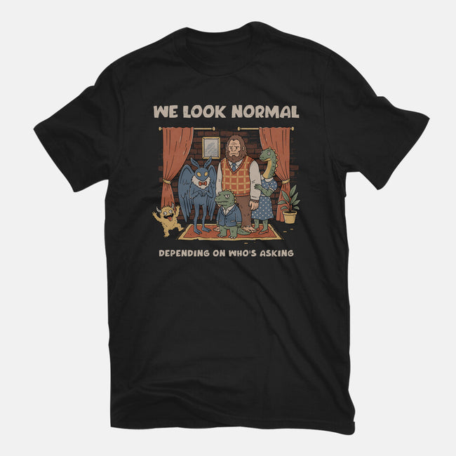 We Look Normal-Mens-Premium-Tee-GODZILLARGE