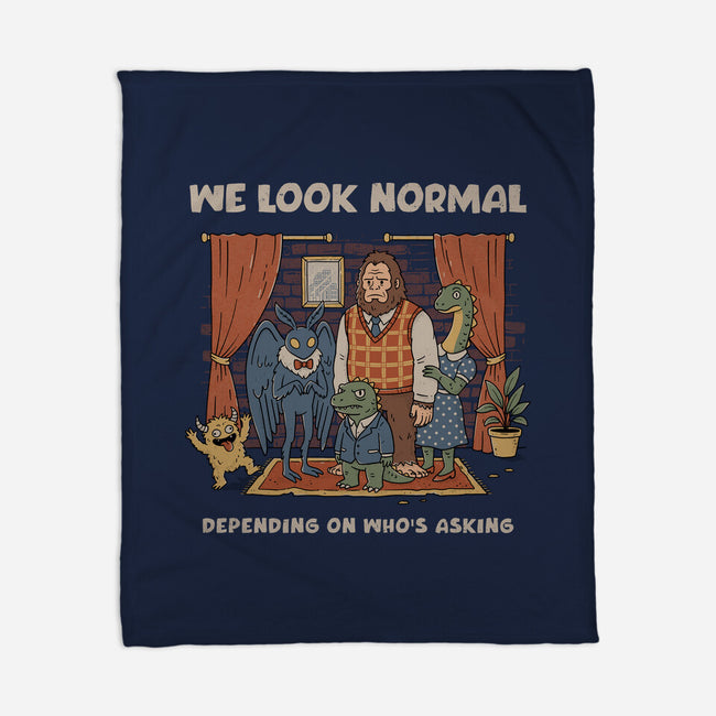 We Look Normal-None-Fleece-Blanket-GODZILLARGE