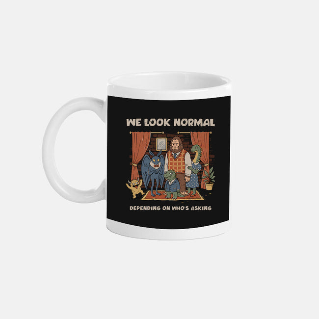 We Look Normal-None-Mug-Drinkware-GODZILLARGE