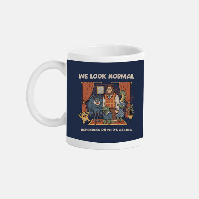 We Look Normal-None-Mug-Drinkware-GODZILLARGE