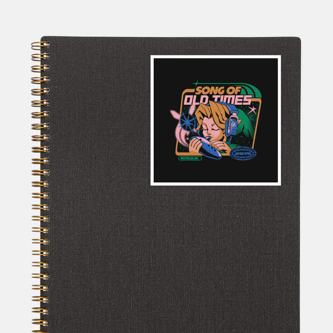 Song Of Old Times-None-Glossy-Sticker-ilustrata