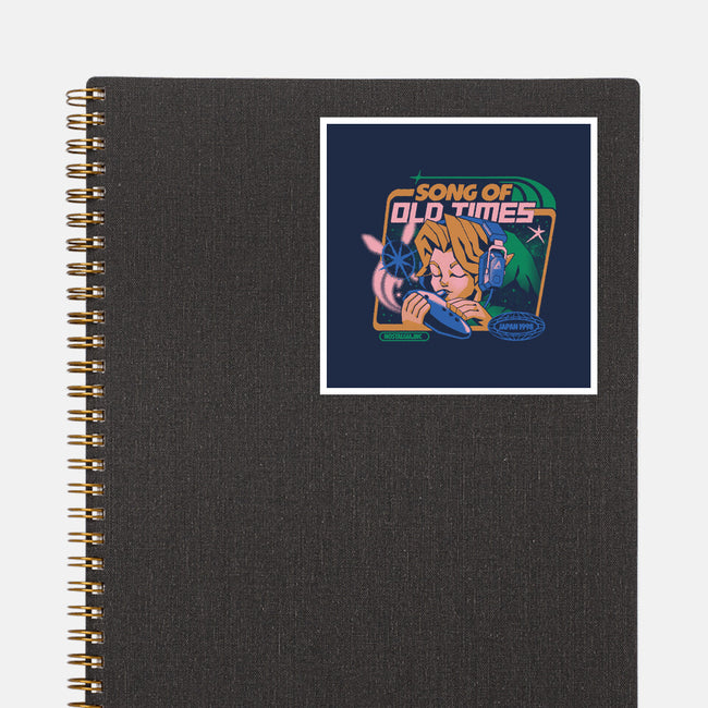 Song Of Old Times-None-Glossy-Sticker-ilustrata