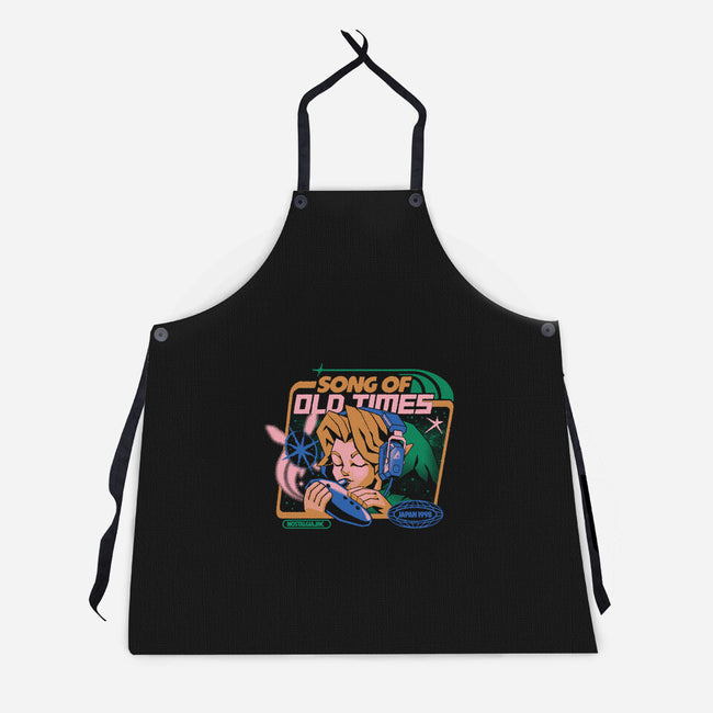 Song Of Old Times-Unisex-Kitchen-Apron-ilustrata