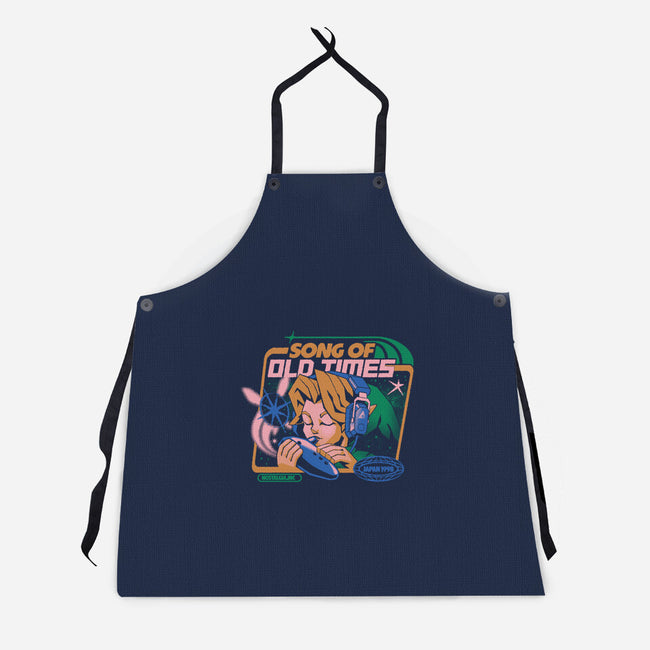 Song Of Old Times-Unisex-Kitchen-Apron-ilustrata
